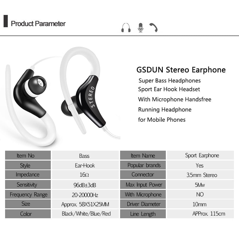 In-Ear Sports Headphones
